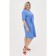 Female dress, size 66, blue color