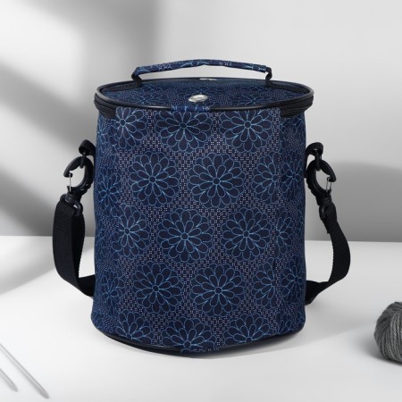 The sheath-sheath "Blue flowers", 2 eyelets, d = 21 × 23 cm, color colorful color-3