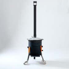Set for pilaf 4 items, cauldron 8l, stove for a cauldron, cook 42cm, noise 43cm