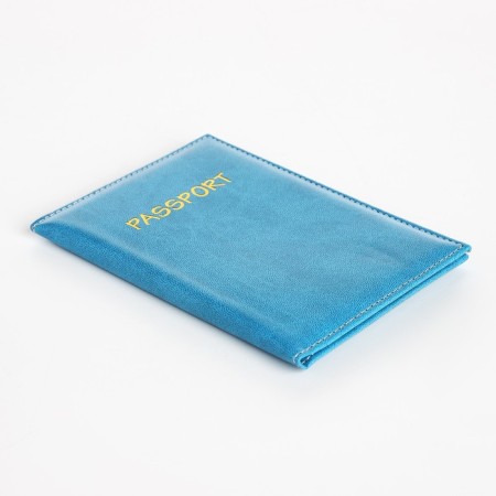 Cover for passport, blue color-2