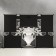 Photo frame plastic in 5 photos 10x15 cm "Vase with flowers" white 31x46 cm