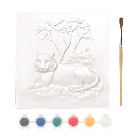 Reusable coloring "Tiger", 20 × 20 cm-2