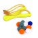Slingshot + soft balls, yellow color