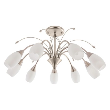 Lamp Ceiling Economy Highlight 12121/9sn MK, 9x40W, E14, 35x70x70 cm, silver color-1