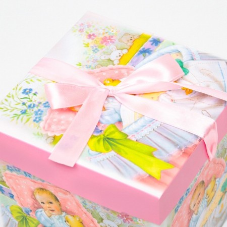 Self -assembly box "Children's" girls 15x15x15 cm-2