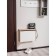 Ultra shoe Vertical, 532 × 170 × 374 mm, 1 section, sonoma oak color / white embossing