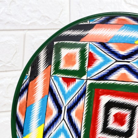 Largan Rishtan ceramics "Atlas", 31 cm, multi -colored-3