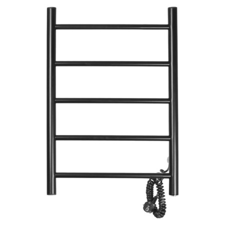 Electric towel Domoterm 109-5, 400x600 mm, right, black matte