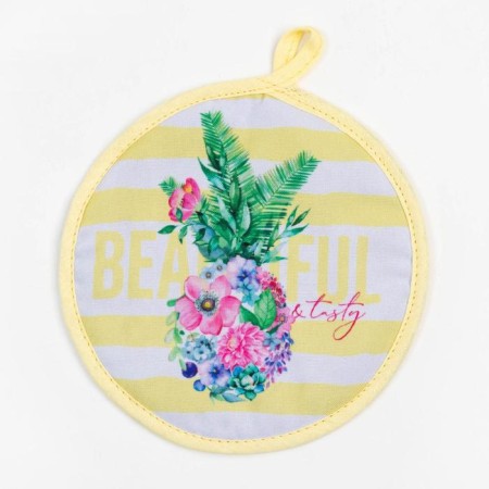 Set of kitchen shade "Blooming pineapple" :: mittens-output 24x32 cm, take 17x17 cm-3