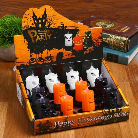 Candle LED "Halloween", species mix-7