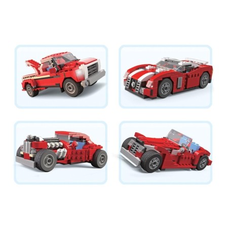 Designer Racing machine Brick Architect, 23 in 1, 278 details, 6+-4