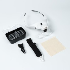 Lupa tax (glasses), 5 lenses included, backlight, charge indicator