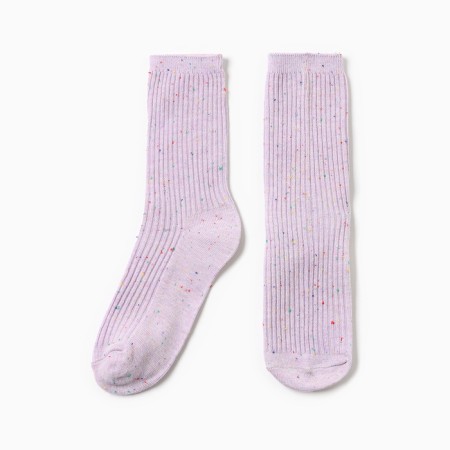 Women's socks kaftan "speck" size 36-39 (23-25 ​​cm), lilac-1