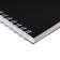 Notebook on the crest A4 60 sheets in the Calligrata cage black, plastic cover, offset unit