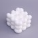 Figure candle "Babble Heart" 6 cm, white
