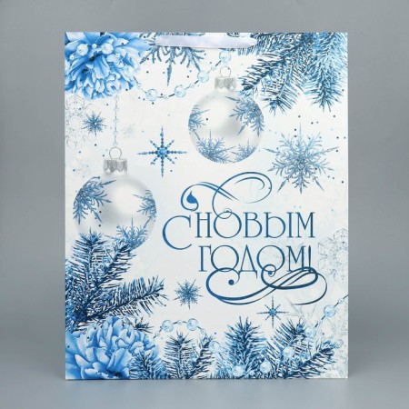 Laminated vertical "New Year's miracle", XL 40 x 49 x 19 cm, New Year-3