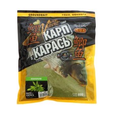 Прикормка Takedo BRICK Velvet, карп, карась, конопля, 800 г