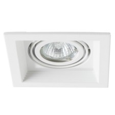 Точечный встраиваемый светильник Arte Lamp Canis A6661PL-1WH, GU10, 50 Вт, 13х13х4.5 см, белый
