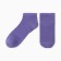 Women's socks shortened, lilac color, size 23-25