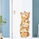 Sticker of plastic interior on the door "Kittens-Neposa" 58x22 cm