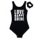 Swimsuit for girls, height 128 cm