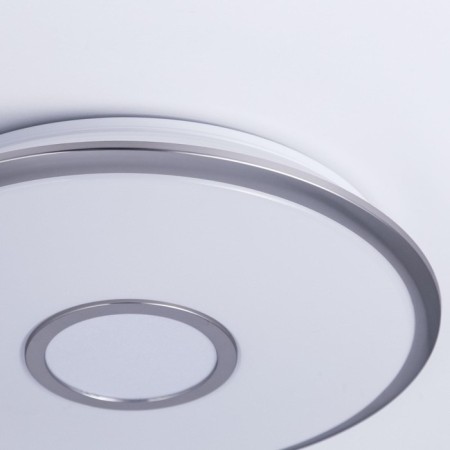 Lamp Citilux "Starlight" CL703A41G, 46.5x46.5x7.5 cm, 1x45W, LED, Gray color.-21