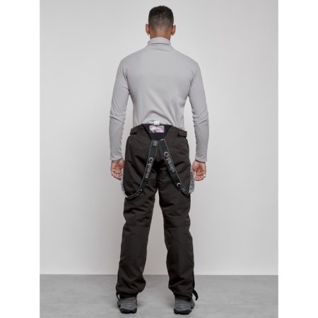 Semi-combinezone ski insulated male winter, size 52, dark gray color-19