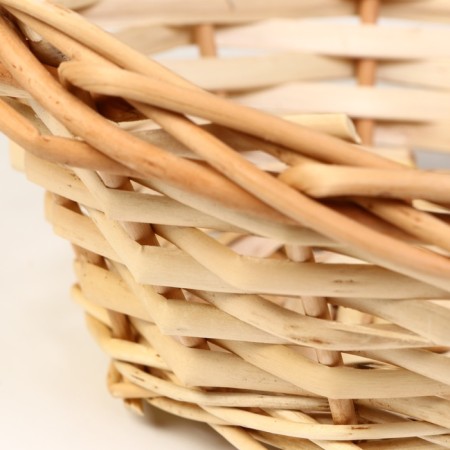 Wicker basket, 27 x 20/10 x 8 x 26 cm, willow-4