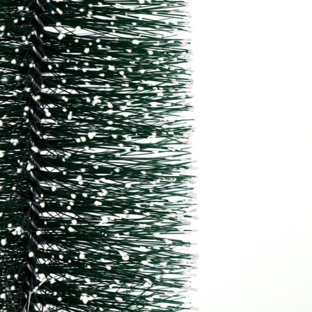 New Year's decor "Green Christmas tree in the snow" 8 × 8 × 30 cm-1