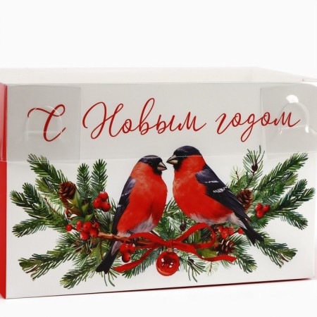 Box box "Bullfinch", 16 x 8 x 10 cm, New Year-3