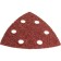 The triangle grinding bison 35583-040, perforated, P40, 93 x 93 x 93 mm, 5 pcs.