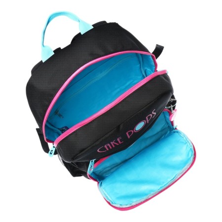 School backpack, 40 x 25 x 13 cm, Grizzly, ergonomic back, laptop department, black-7