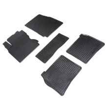 Rubber rugs ’grid’ for Nissan Note, 2005-2014
