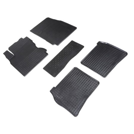 Rubber rugs ’grid’ for Nissan Note, 2005-2014