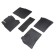 Rubber rugs ’grid’ for Nissan Note, 2005-2014