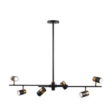 Suspended lamp 35W, 6xgu10, 72.5x96.5 cm, black