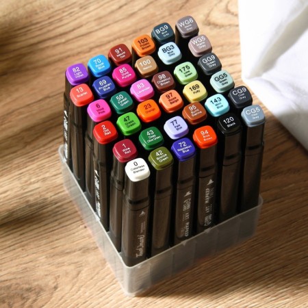 MARKERS for sketching 2 third-party, 36 colors Nature Colors-2