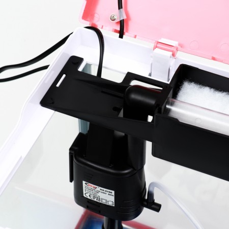 The Seastar HX-318F Aquarium includes: LED lamp 7 modes, filter, 18 l, red-7