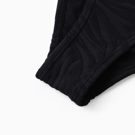 Separate female swimsuit, color geometry on black, size 48 (l)-7