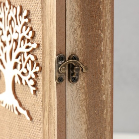 Klyuchnitsa tree 6 hooks "Tree of life" burlap 26.5x20.5x6 cm-3