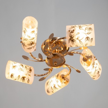Darsy chandelier 5x40W E27 Gold Model: 2829735-1