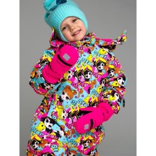 Winter mittens for girls, size 13