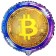 Foil ball 18 "Bitcoin", circle, in ind.