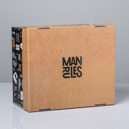 Gift folding box, packaging, “brutality”, 31.2 x 25.6 x 16.1 cm-2