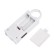 Camping lantern, 3 watts, 3 AA, 2 modes, 15 x 5 cm, white