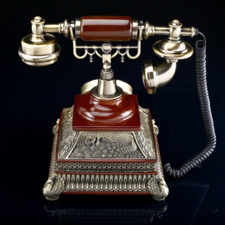 Retro telephone "Alezio", 24 x 19 cm-8