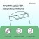 Decorative fence, 37 × 325 cm, 5 sections, metal, green, "narrow mini", Greengo