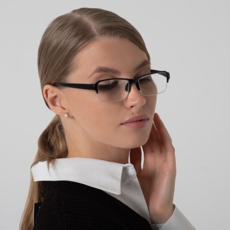 Ready glasses BOSHI 86022, black color, bending pipe, +2-5