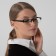 Ready glasses BOSHI 86022, black color, bending pipe, +2
