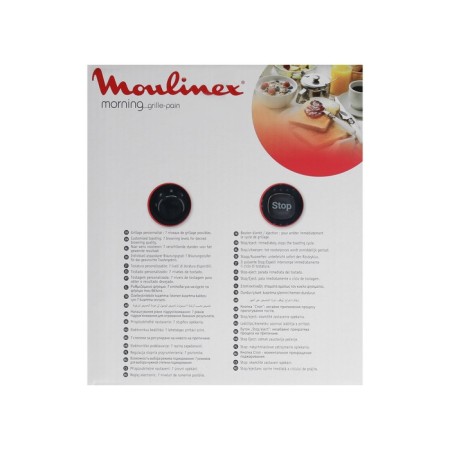 Toster Moulinex LT2M0810, 850 W, 7 grip modes, 2 toasts, defrosting, black-6